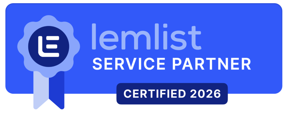 GROW, partenaire de service Lemlist certifié 2026